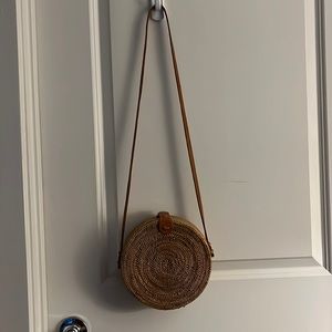 Rattan Crossbody Bag